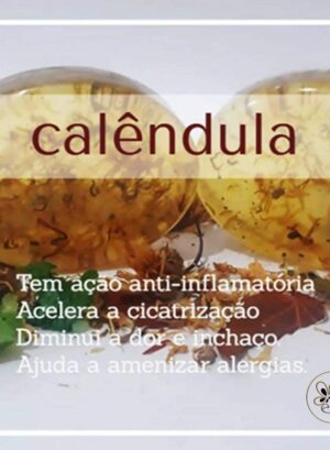 sabonete translucido de calendula